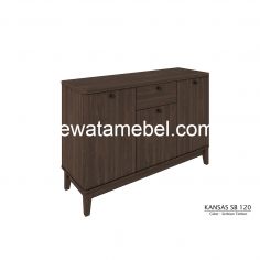 Multipurpose Cabinet  Size 120 - Garvani KANSAS SB 120 / Serbian Timber